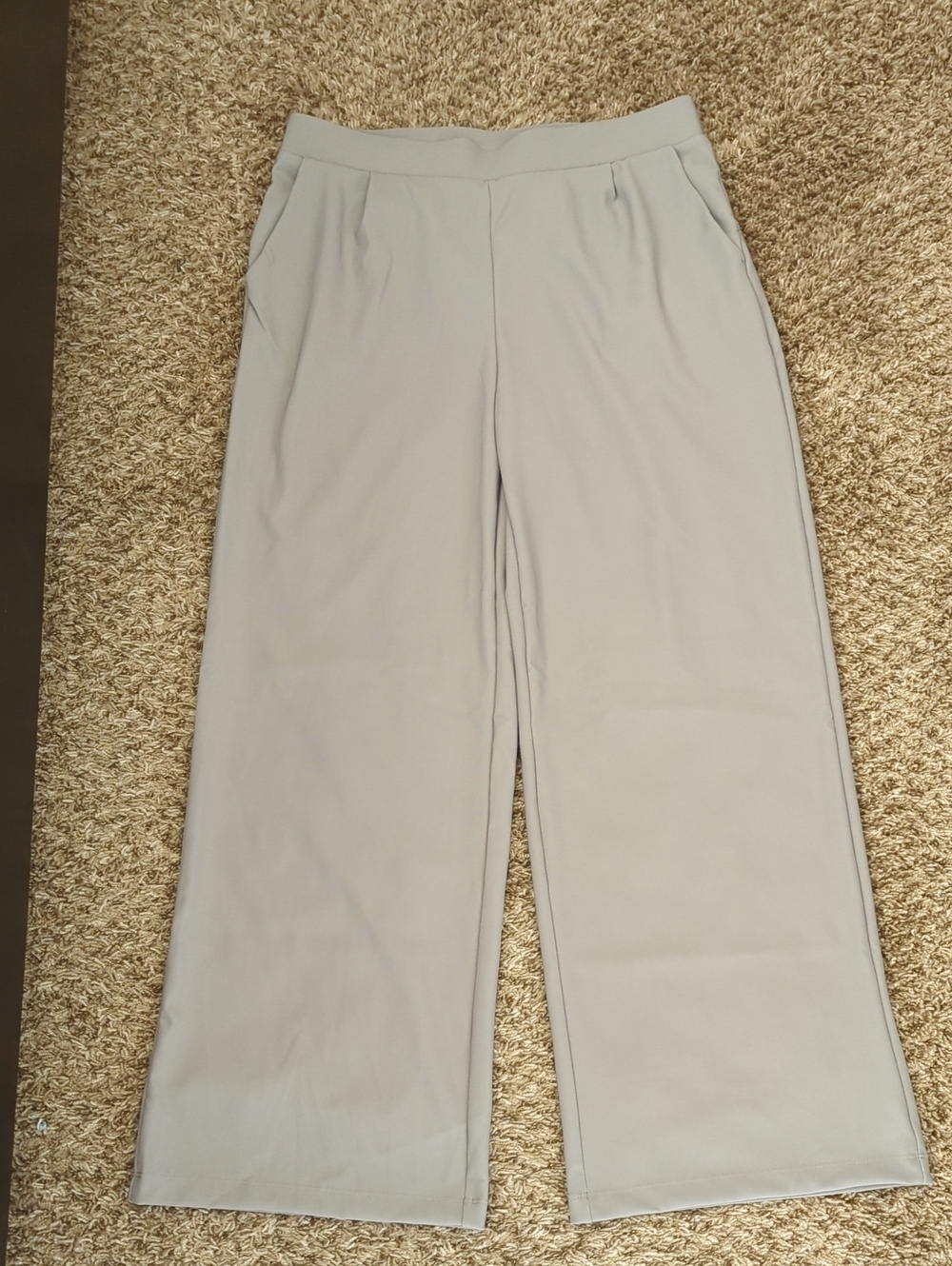 Halara Flex™ High Waisted Pocket Wide Leg Micro Waffle Work Pants